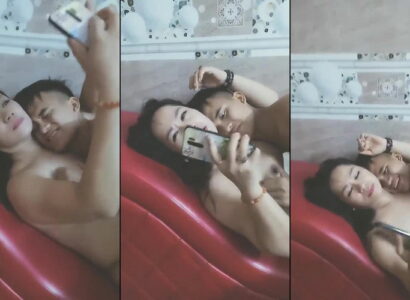 Bị 2 chị gái vắt cho kiệt sức em chỉ biết nằm im để các chị quay