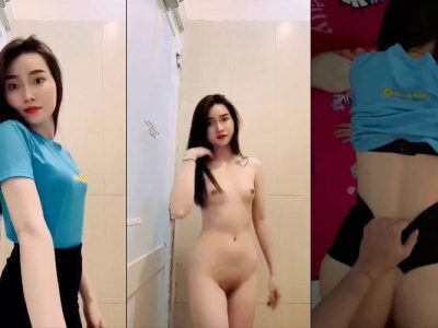 Em nhân viên DMX trong bộ đồng phục