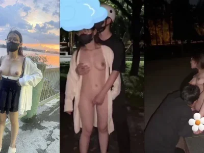 Em sinh viên hồn nhiên cởi đồ ở sân trường đại học